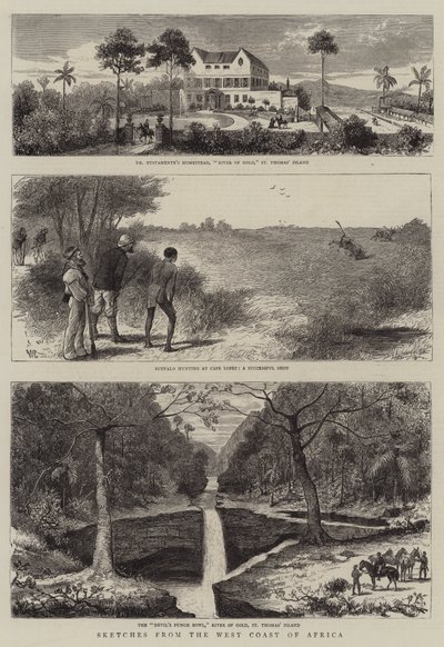 Bocetos de la Costa Oeste de África de William Ralston